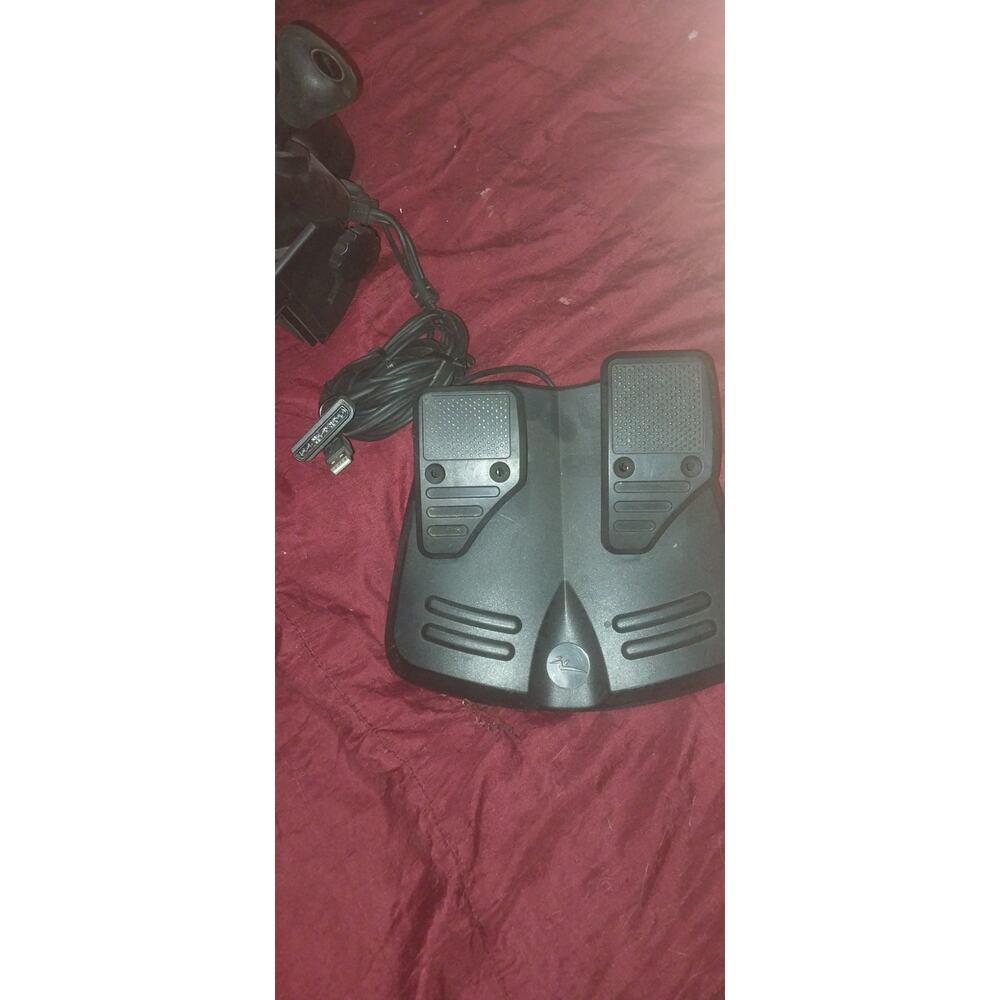 Saitek PC Steering Wheel & Pedals Racing Controller USB Tested Working - Picture 4 of 5